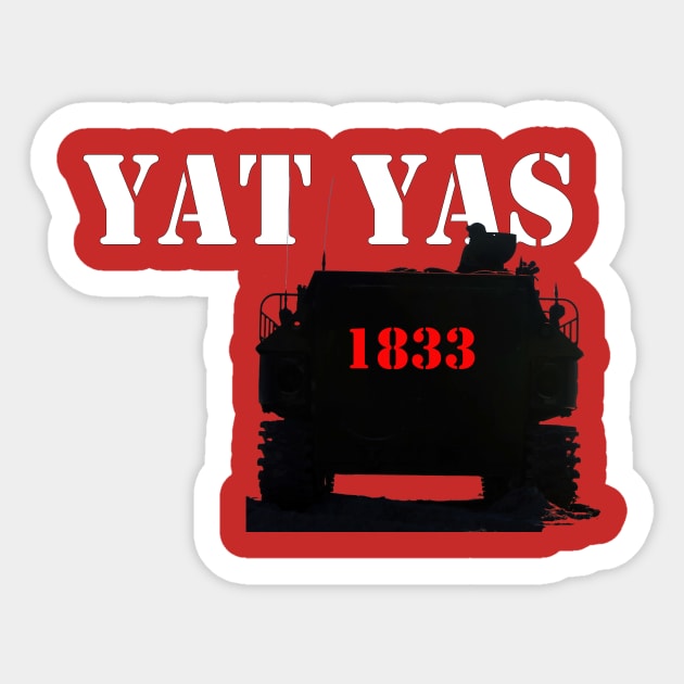 YAT YAS 1833 Amtrac AAV Sticker by outrigger